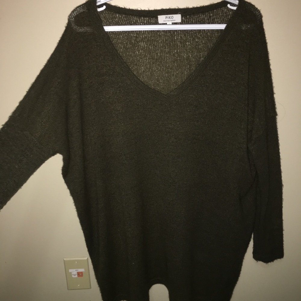 Oversized Sweater Army Green